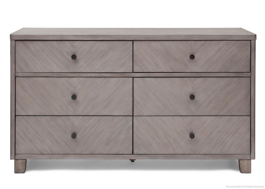 Chevron 6 Drawer Dresser