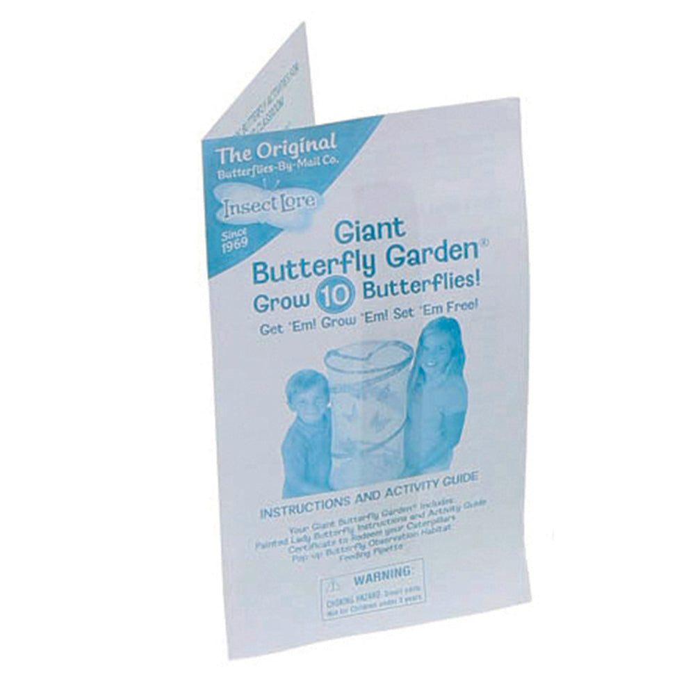 Giant Butterfly Garden® Kit | Includes Habitat, Caterpillars, and Guide