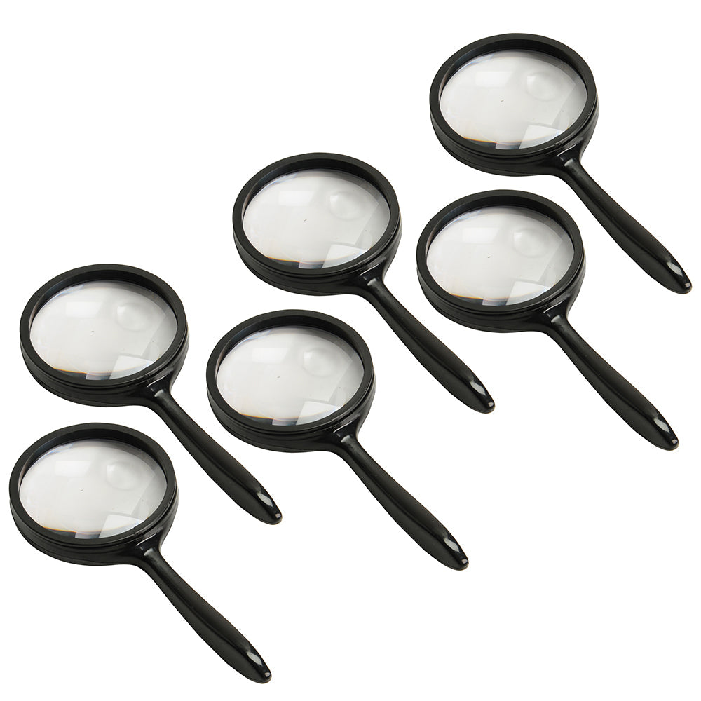 Unbreakable Bifocal Magnifying Glasses | Set of 6 with 2x/4x Zoom Lenses