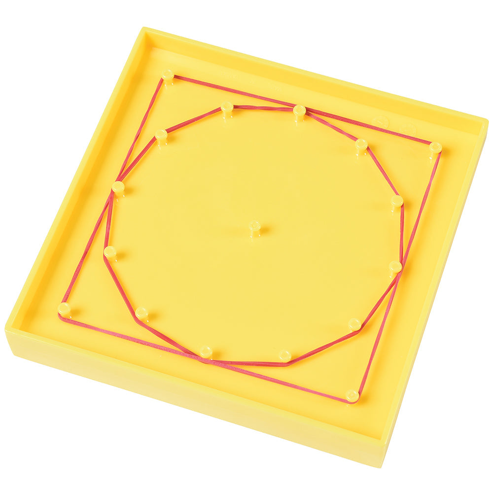 Colorful Double-Sided Geoboards Set | Explore Shapes & Symmetry