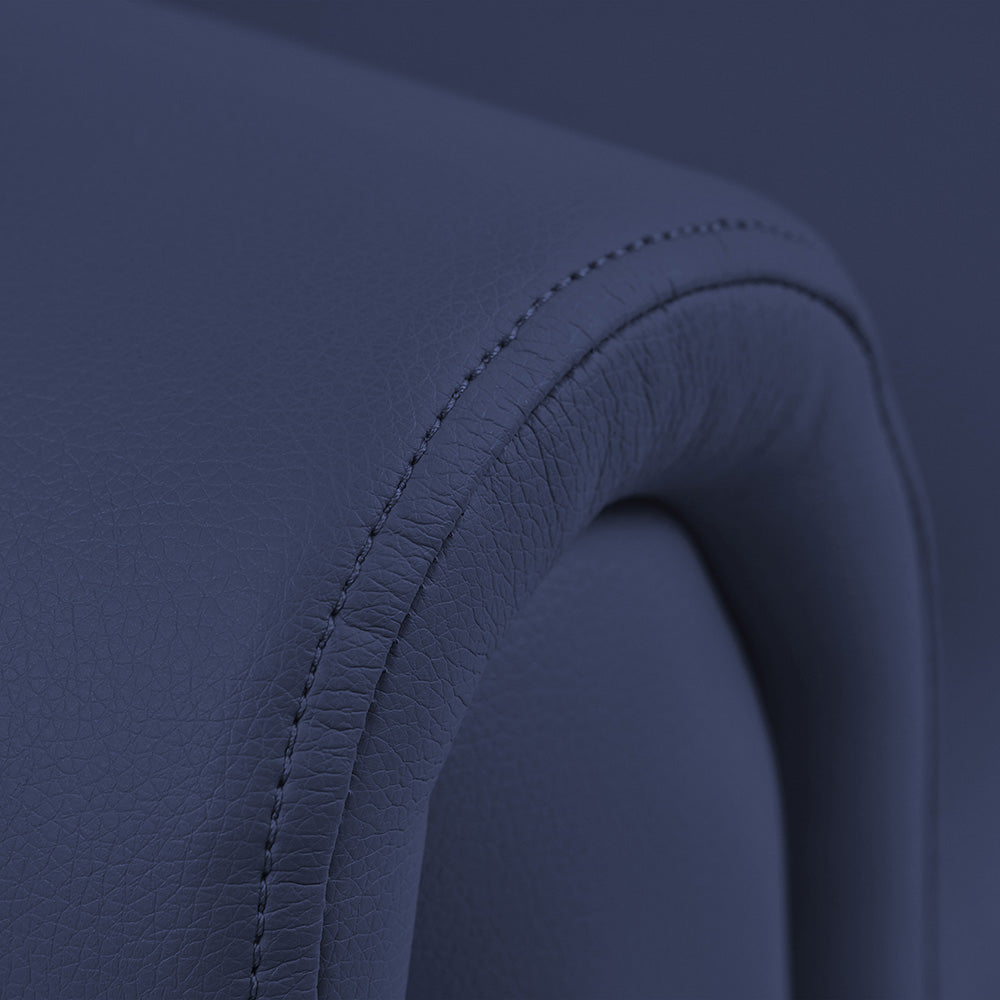 Little Lux Navy Preschool Lounge Chair | Adjustable Kids’ Soft Seat for Reading & Relaxation