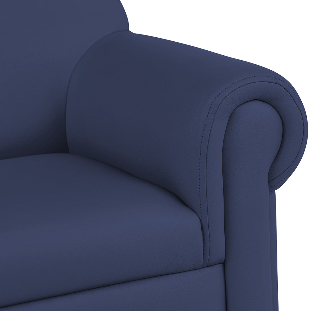 Little Lux Navy Preschool Chair & Sofa Set | Adjustable Faux Leather Kids’ Seating