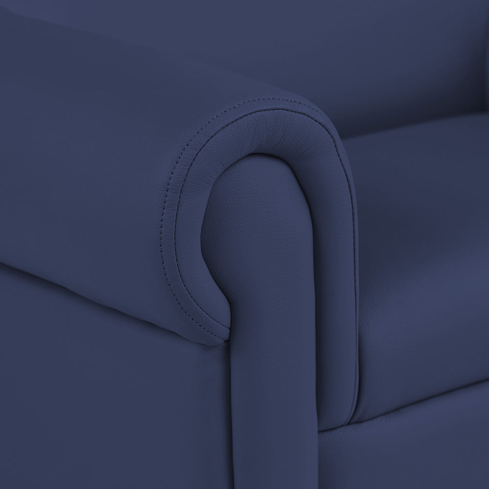Little Lux Navy Preschool Chair & Sofa Set | Adjustable Faux Leather Kids’ Seating