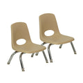 Toddler 8 Sand Stack Chairs 2-Piece Set | Easy-Clean, No-Snag Classroom Seating