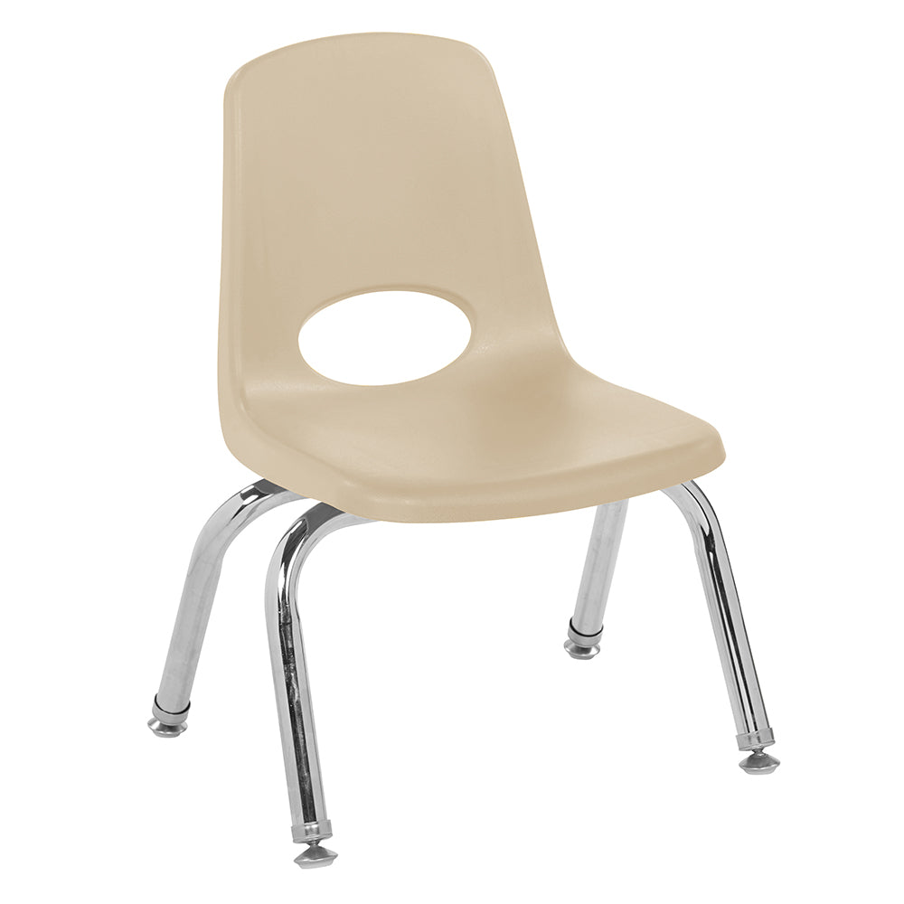 Toddler 10 Sand Stack Chairs 2-Piece Set | Durable, No-Snag Classroom Seating