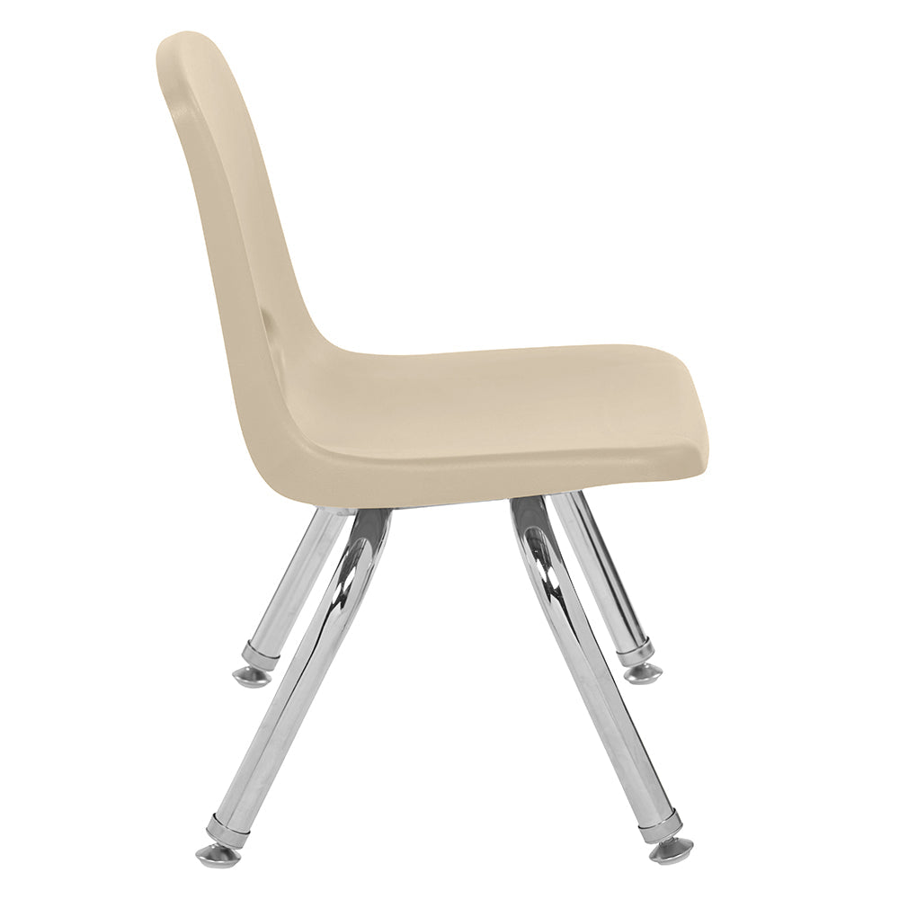 Toddler 10 Sand Stack Chairs 2-Piece Set | Durable, No-Snag Classroom Seating