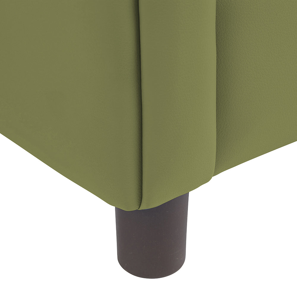 Little Lux Fern Green Preschool Lounge Chair | Adjustable Kids’ Soft Seat for Reading & Relaxation