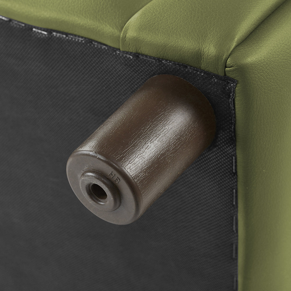 Little Lux Fern Green Preschool Chair & Sofa Set | Adjustable Faux Leather Kids’ Seating