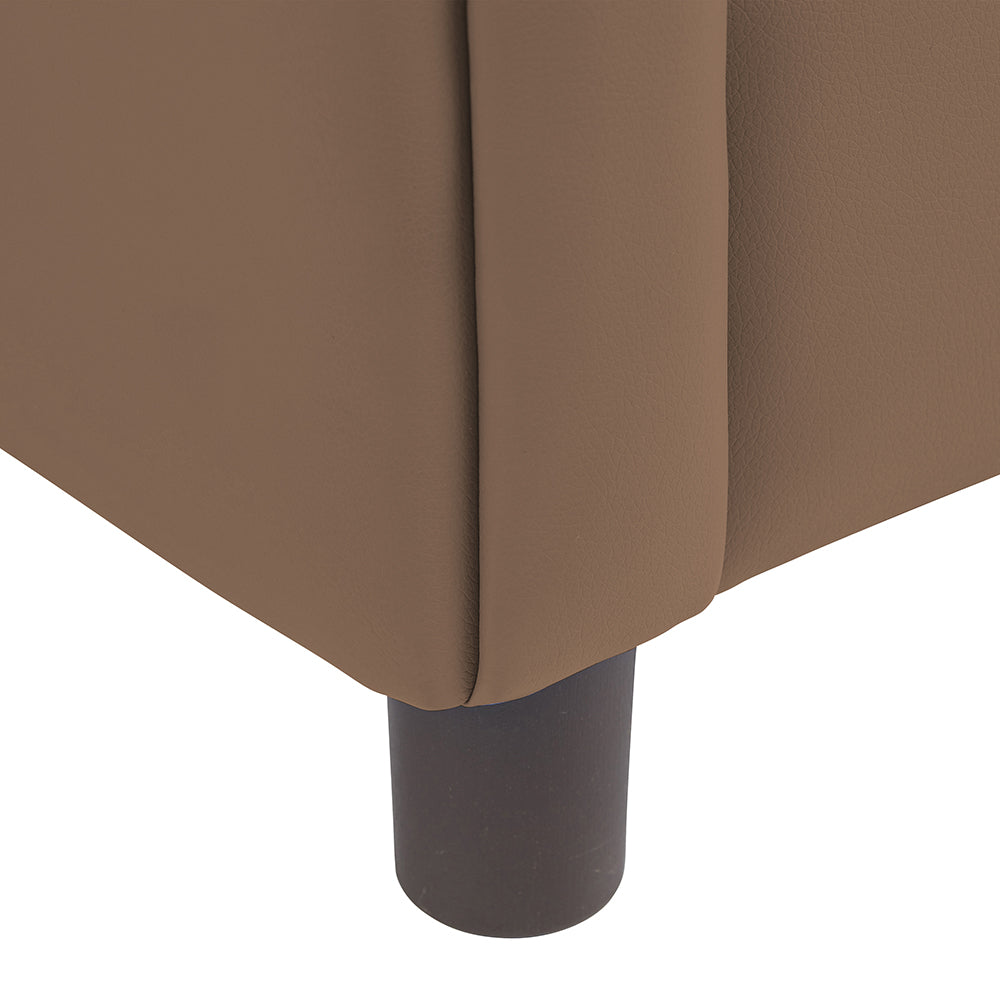 Little Lux Chocolate Preschool Lounge Chair | Adjustable Kids’ Soft Seat for Reading & Relaxation