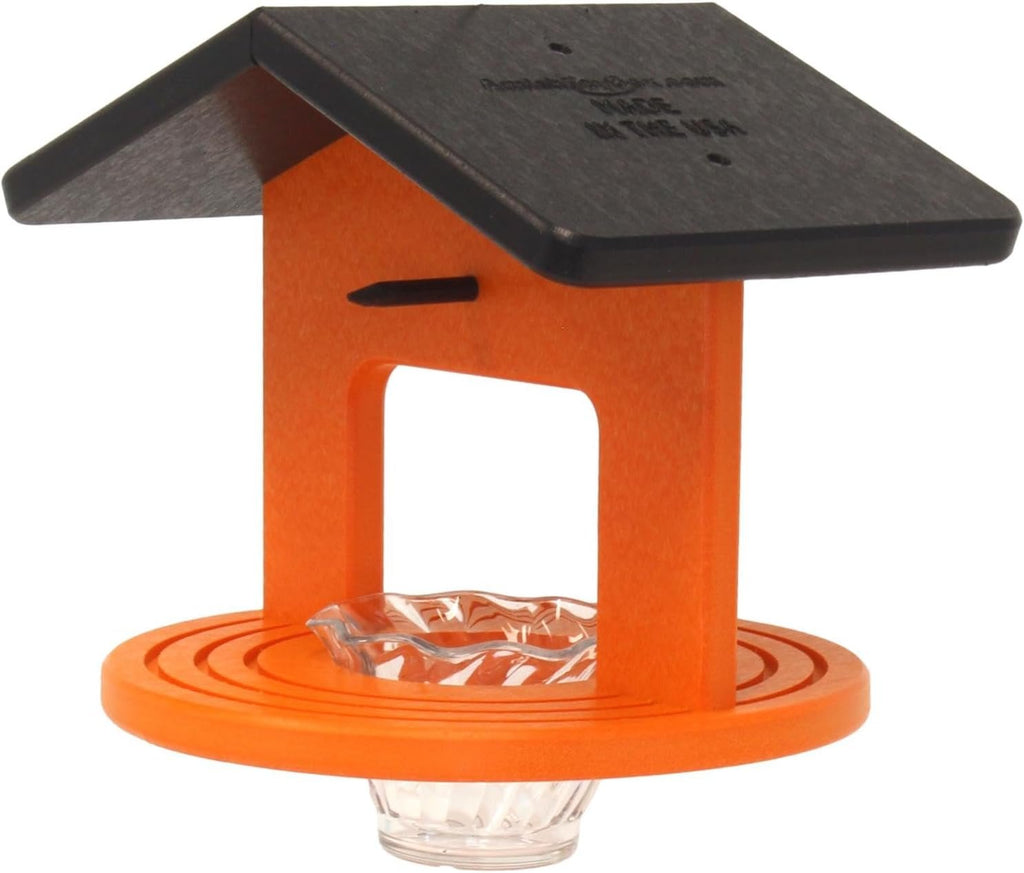 Hanging Round Oriole Jelly and Orange Feeder with Grooves for Grip