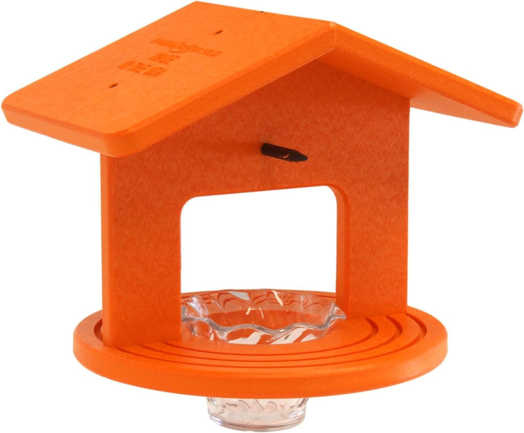 Hanging Round Oriole Jelly and Orange Feeder with Grooves for Grip