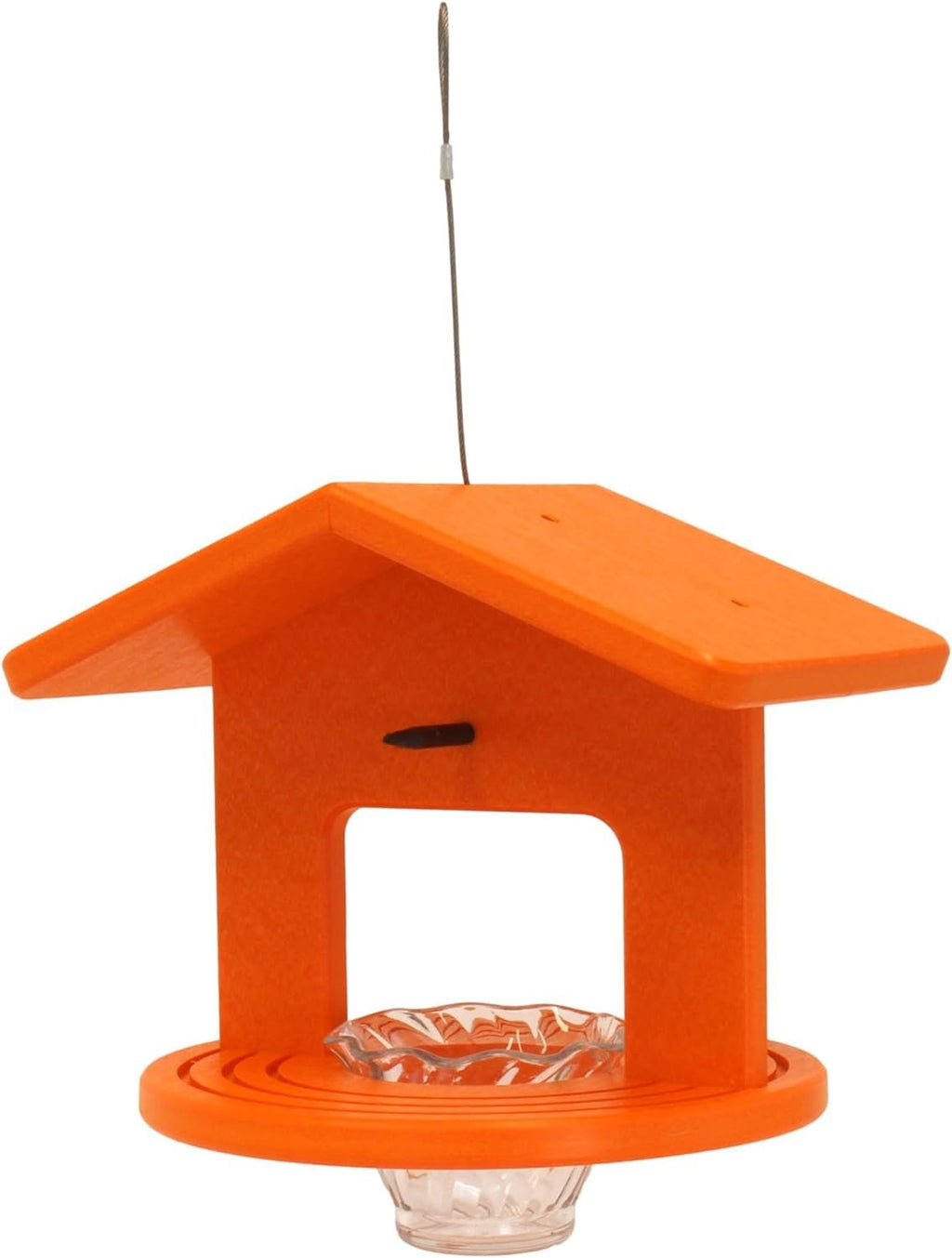 Hanging Round Oriole Jelly and Orange Feeder with Grooves for Grip