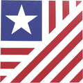 Hand-Painted Barn Quilt Sign, United States Flag Old Glory Design