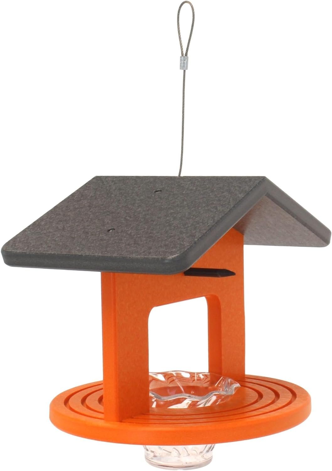Hanging Round Oriole Jelly and Orange Feeder with Grooves for Grip