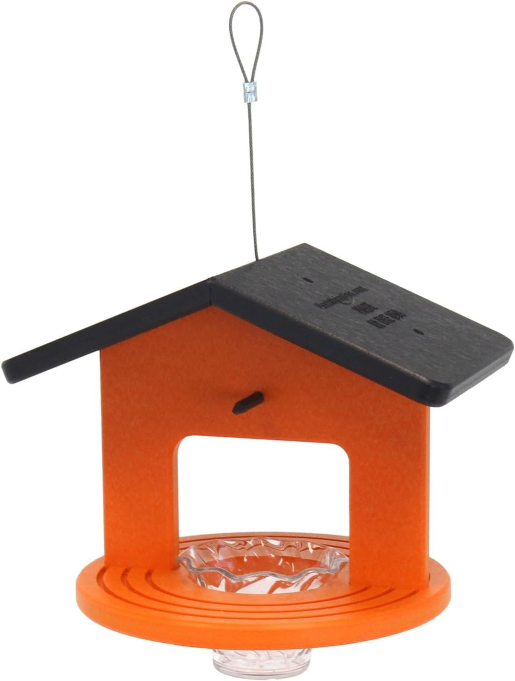 Hanging Round Oriole Jelly and Orange Feeder with Grooves for Grip